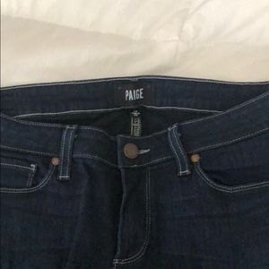 Paige dark wash skinny jeans, super soft!!!